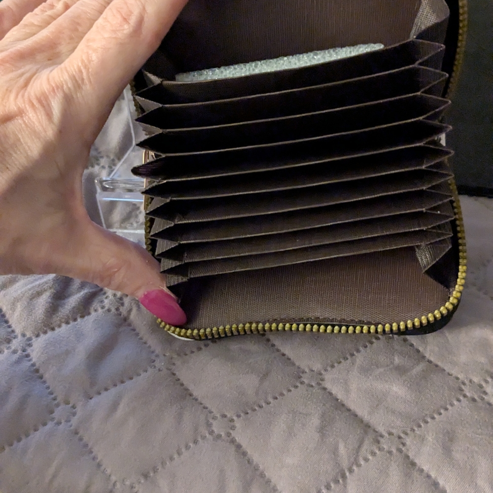 Black and White Zebra Print Wallet - Picture 2 of 2
